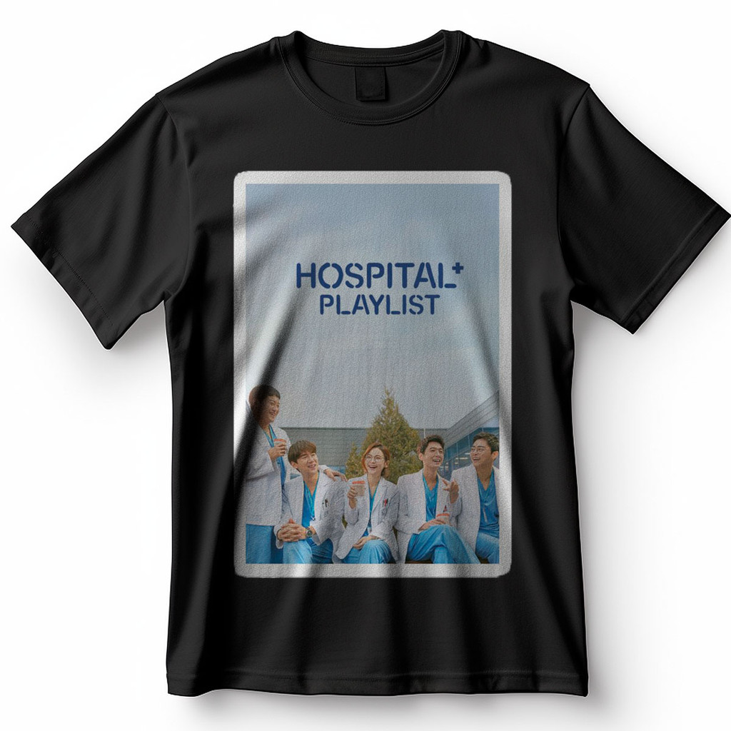 Camiseta Hospital Playlist Grupo Médicos Kdrama Blusa Camisa 100% Algodão