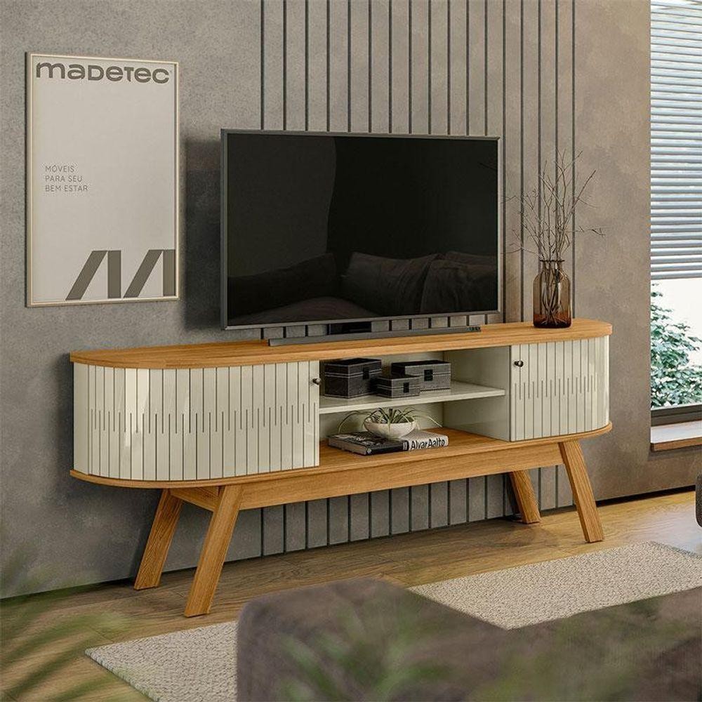 Rack Bancada Ambiente Valência Cumaru Opala – Madetec em Oferta na Shopee
