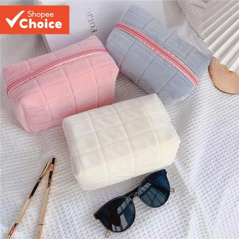 Bolsa Cosmética De Grande Capacidade-Zip Up Pastel Macaron Color Higiene Pessoal E Maquiagem De Viagem Para Pincéis Arma