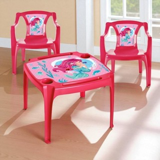 Kit Mesa Infantil Com 2 Cadeiras Para Estudos Desenho Lanches E Atividades em Oferta na Shopee
