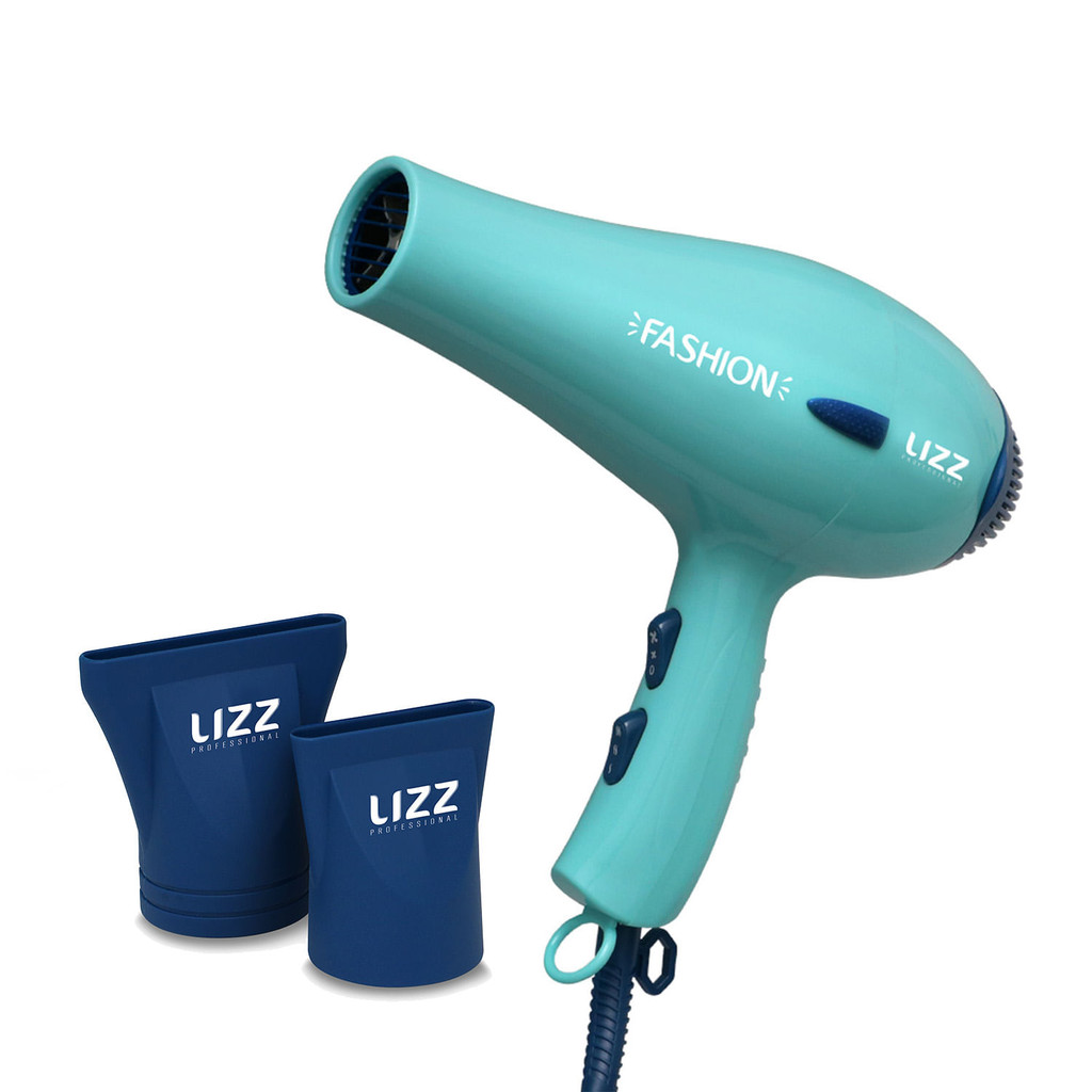 Secador Fashion Verde 127V (2150 watts) / 220V (2200 watts) - Lizz Professional - Beauty