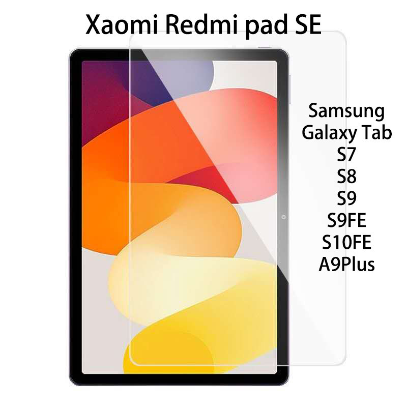 Película vidro Para Tablet Redmi Pad Se 11'/ Samsung S7/S8/S9/S9 FE/S10 FE/A9 plus
