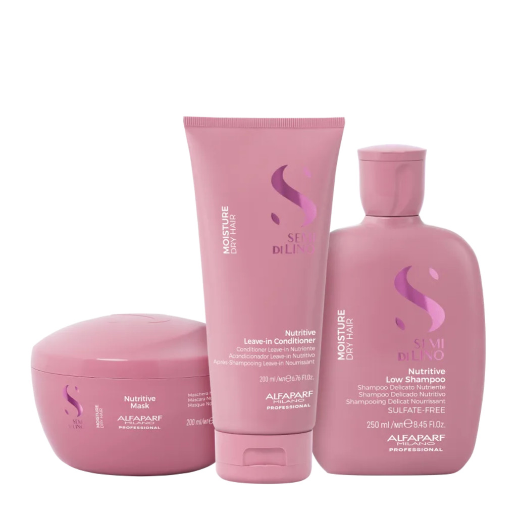 Kit Moisture Shampoo, Condicionador e Máscara - Alfaparf em Oferta na Shopee