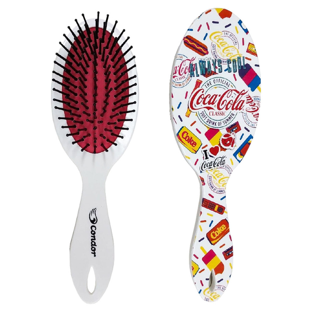 Escova Para Cabelo Oval Coca-Cola Condor em Oferta na Shopee