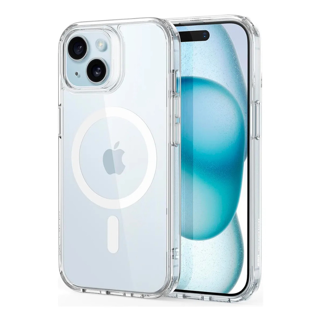 Capa Magnetica Apple iPhone 15 Plus Tela 6.7 Clear Magsafe Acrilica Sem Fio Anti