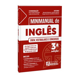 Minimanual de Inglês - Enem, vestibulares e concursos em Oferta na Shopee