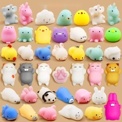 Kit Squishy Mochi Bichinho Macio De Apertar Antiestresse