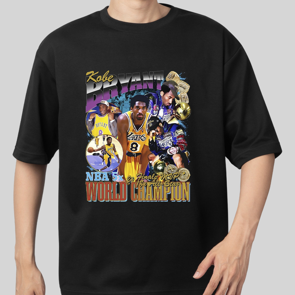 Camiseta Kobe Bryant Estampada NBA Bootleg Streetwear Unissex 100% Algodão Top Premium Lançamento Varias Cores!!