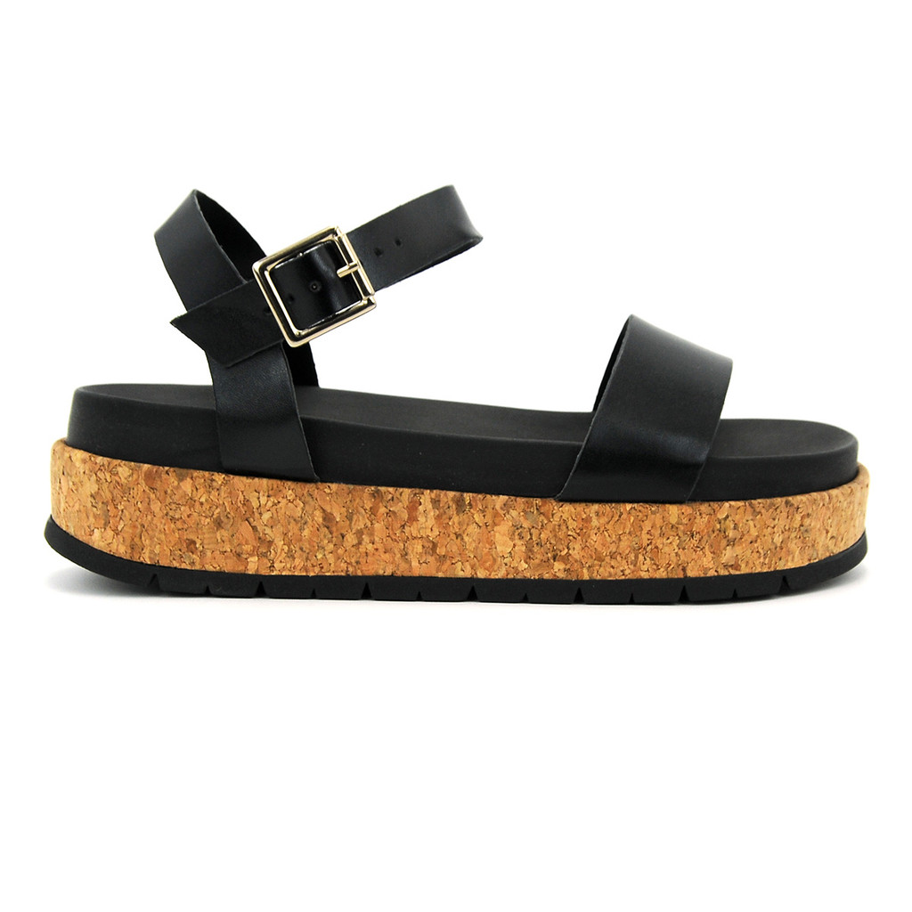 Sandalia Via Uno Original Flatform Papete Moda Feminino 006