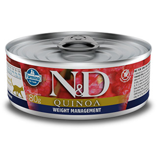 Ração Úmida N&D Gatos Quinoa Weight Management - 80g em Oferta na Shopee