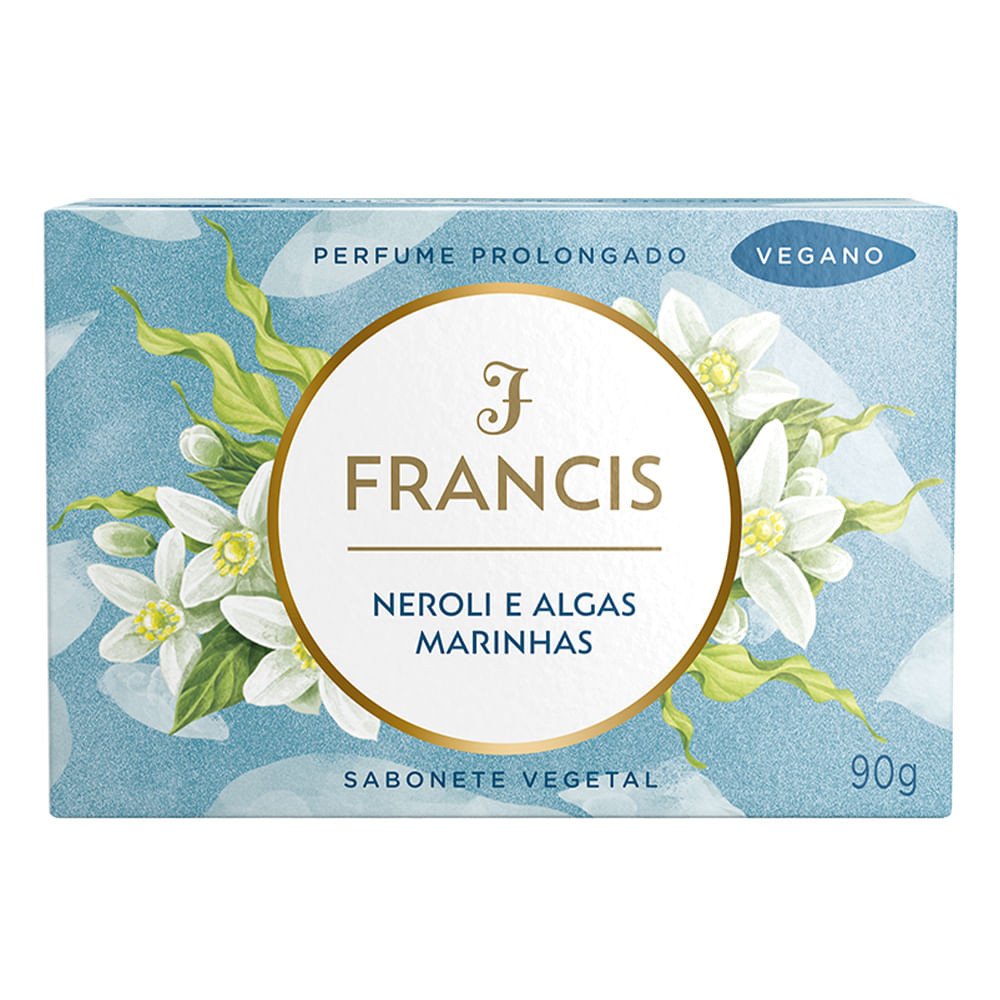 Sabonete Em Barra Francis Neroli E Algas Marinhas 90g - Beauty