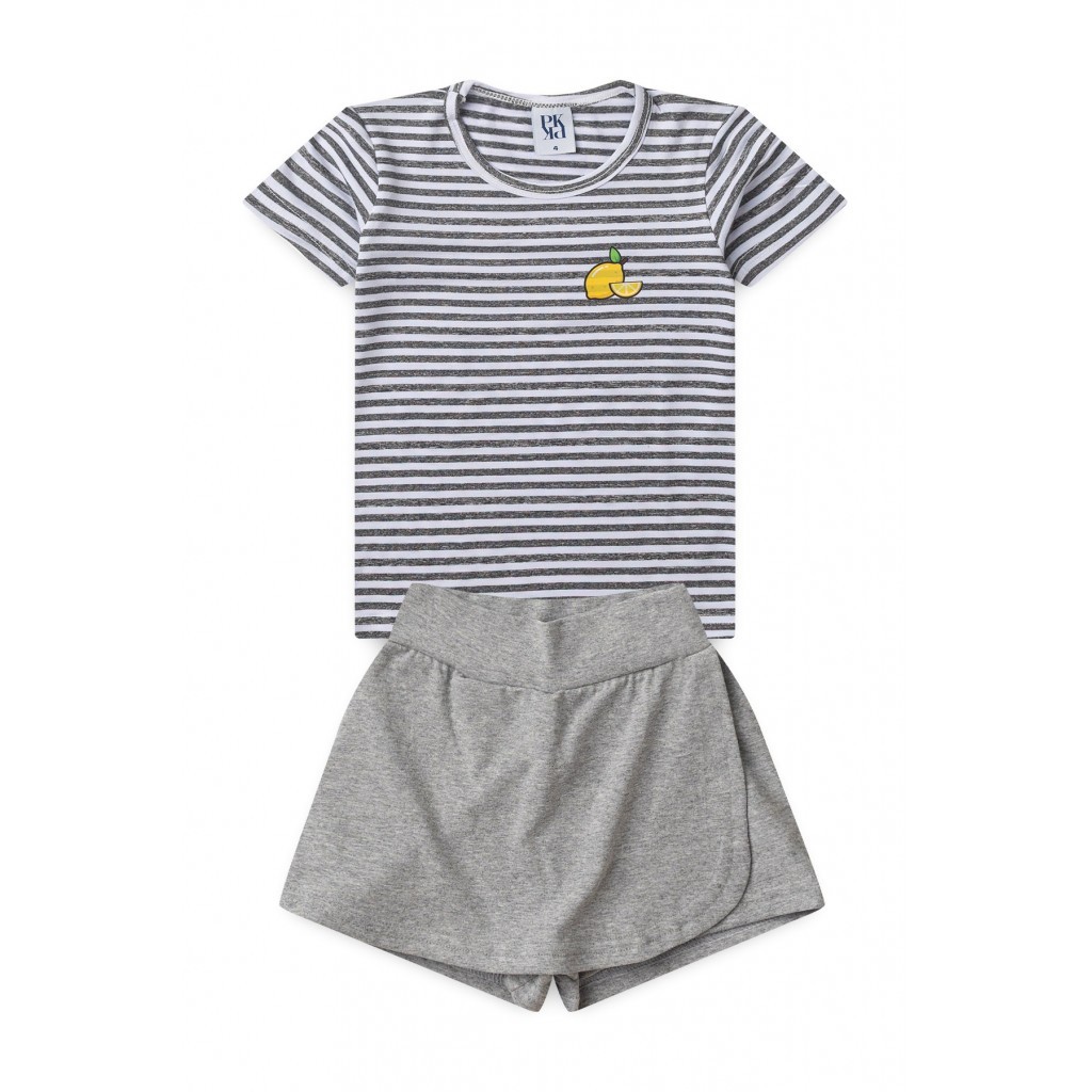 Conjunto Feminino Infantil Limonada em Oferta na Shopee