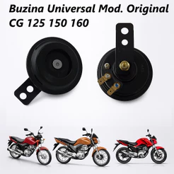 Buzina Universal Modelo Original Honda CG Titan Fan Start 125 150 160 Yamaha YBR Factor Suzuki Yes