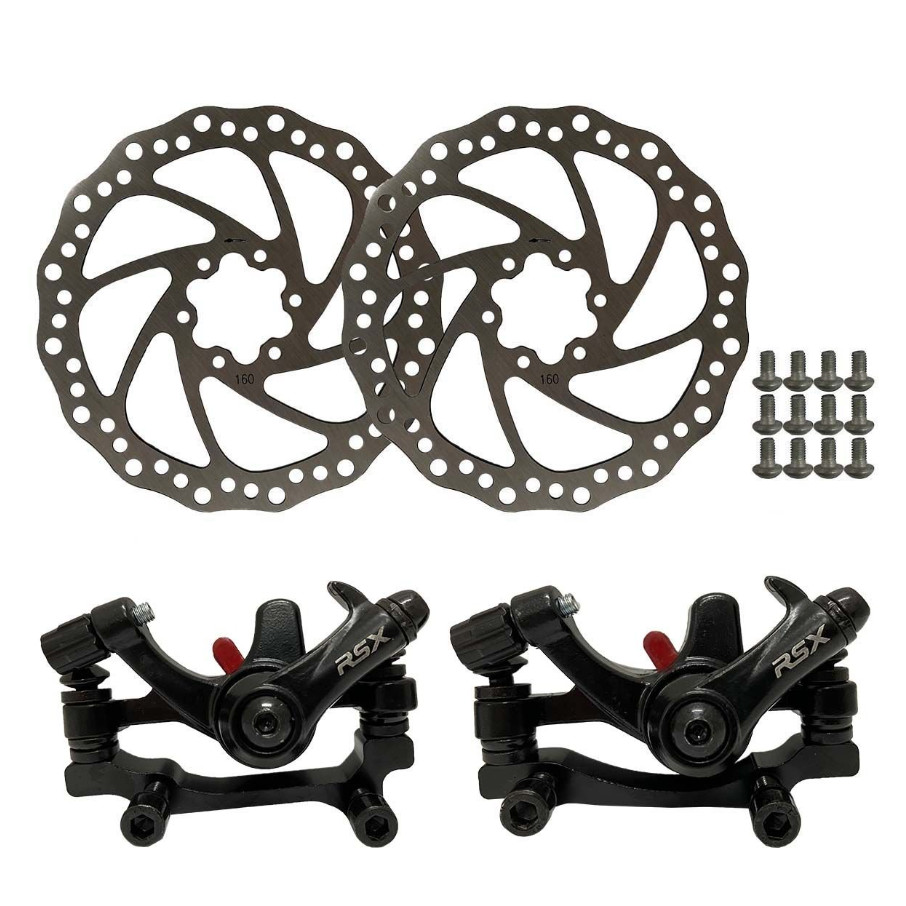 Freio Mecânico Dianteiro/Traseiro com Disco 160mm em Oferta na Shopee