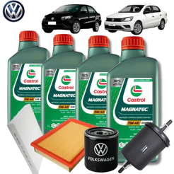 KIT REVISÃO CASTROL 5W40 508 88 + FILTROS ( VOYAGE 1.6 8V 4 CIL )