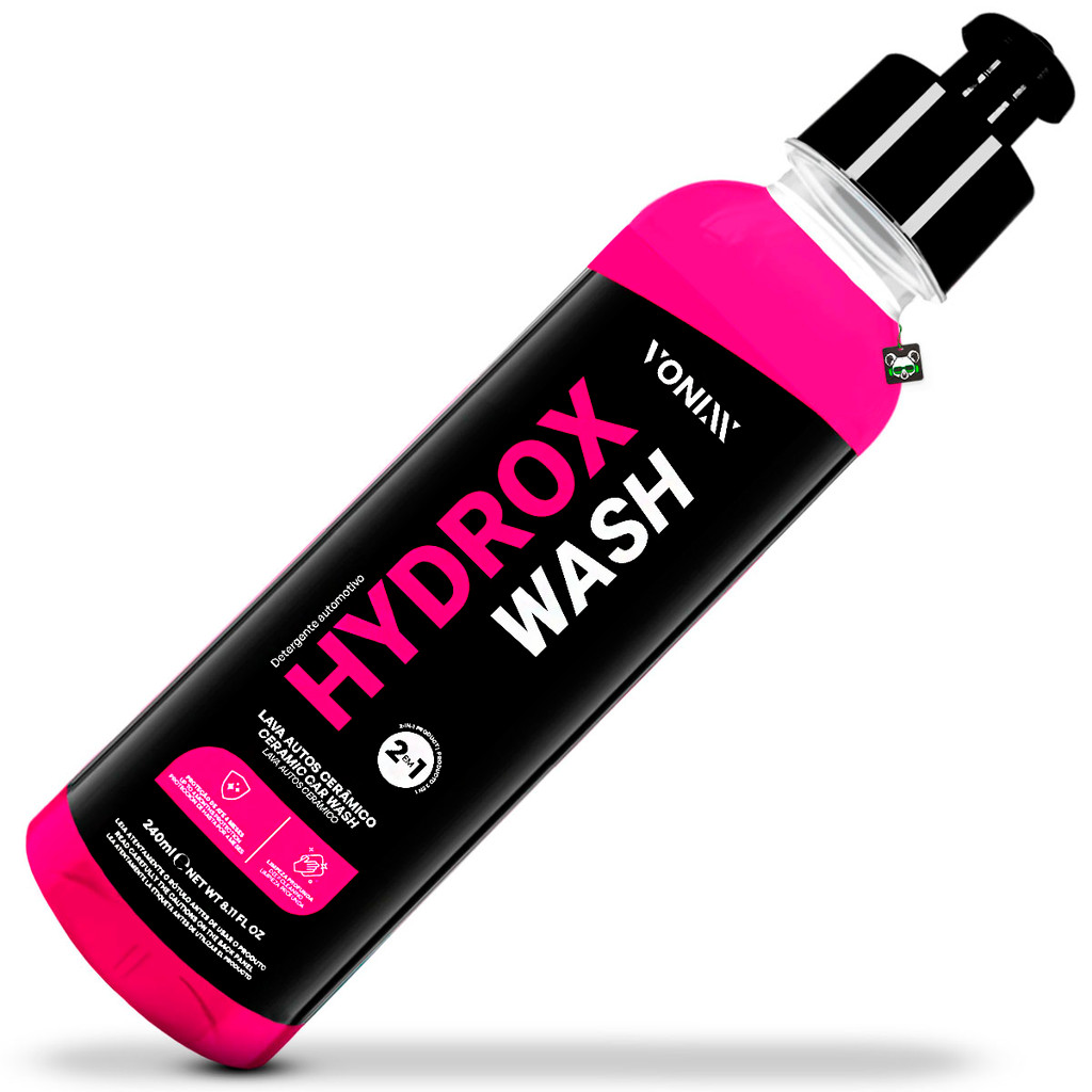 Lava Autos Cerâmico Hydrox Wash 2 em 1 Shampoo Limpeza Proteção 240ml Vonixx em Oferta na Shopee