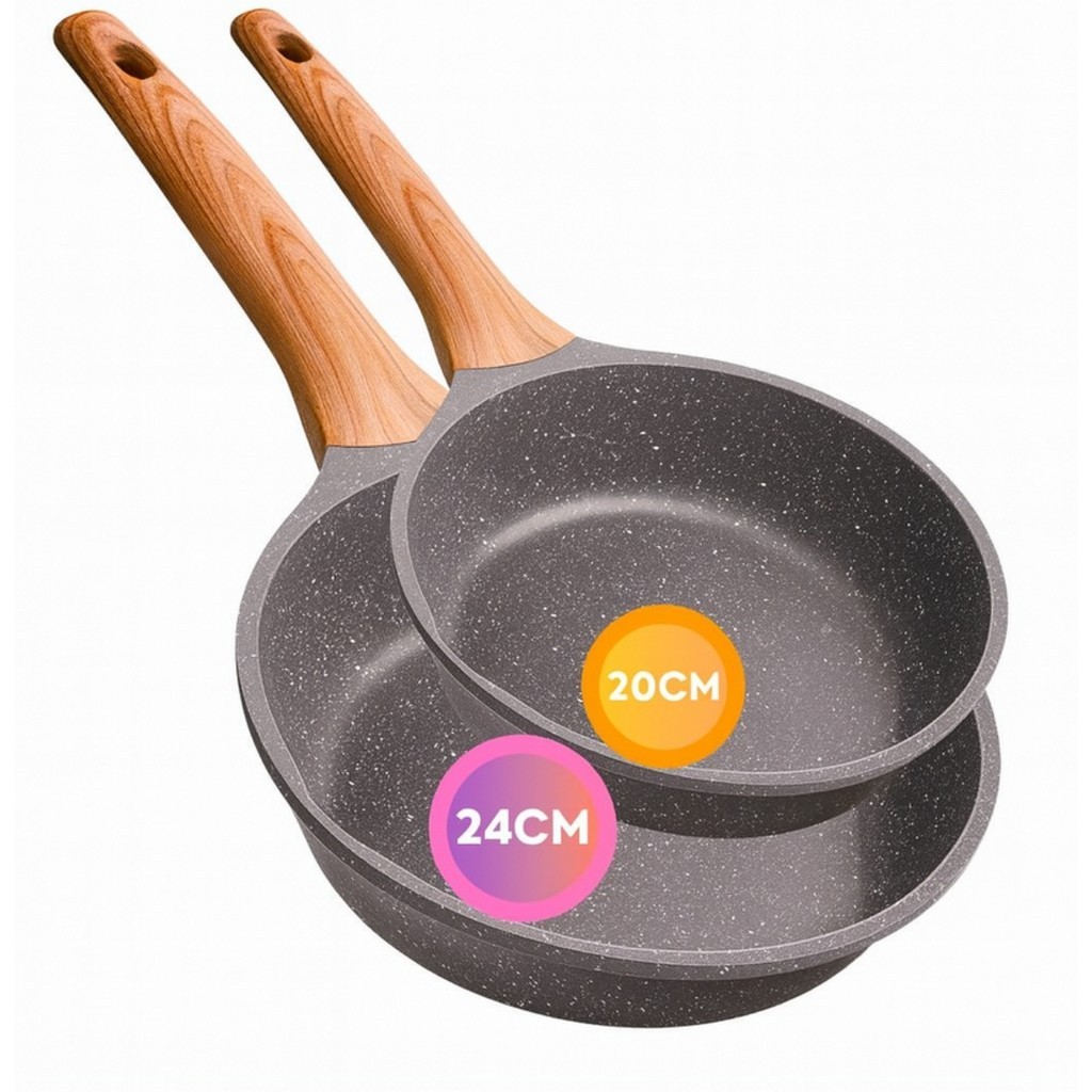 Imagem Frigideira Cerâmica Antiaderente Compacta e Profissional Fogao Cooktop Indução e Gás