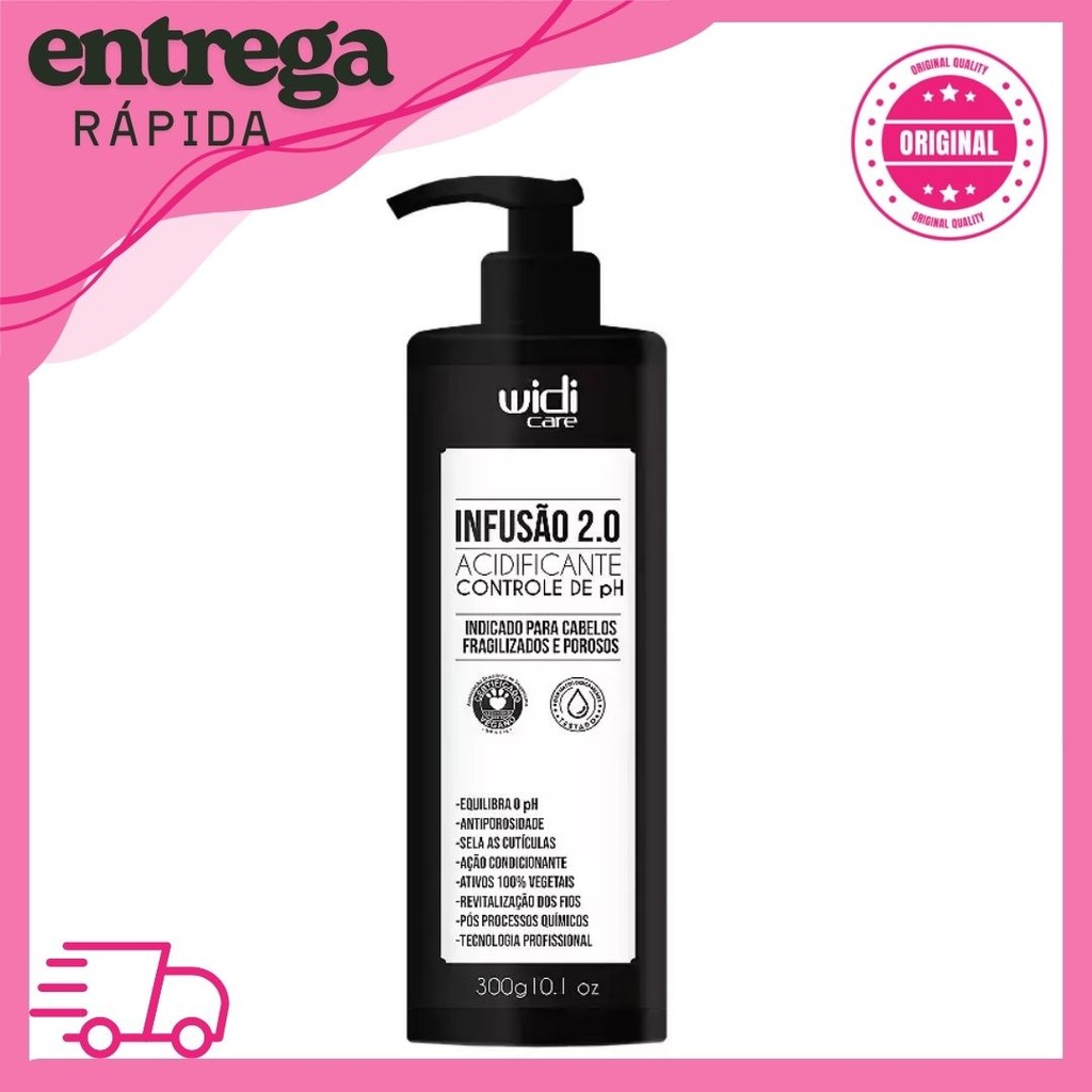 Widi Care Infusão 2.0 Acidificante Controle de pH 300g em Oferta na Shopee
