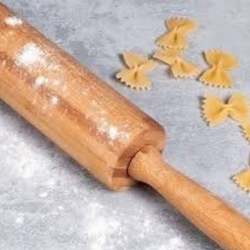 Rolo Para Massa Madeira De Macarrão Pizza Torta Biscoito Pão  43cm E 36cm- NEW
