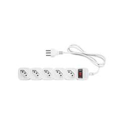 Protetor Eletrônico Intelbras com 5 Tomadas EPE 205+ Branco