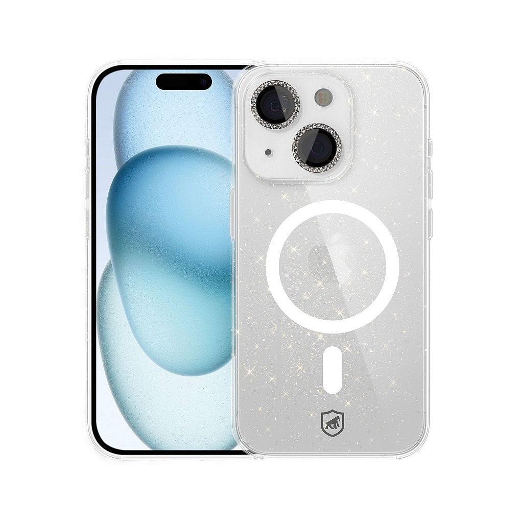 Capa Case Capinha  para iPhone 15 - MagSafe Glitter - Gshield