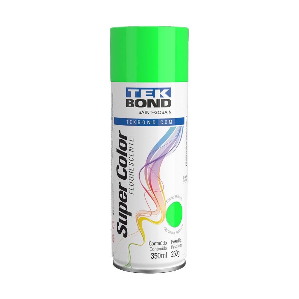 TINTA SPRAY TEKBOND VERDE FLUORESCENTE 350ML em Oferta na Shopee
