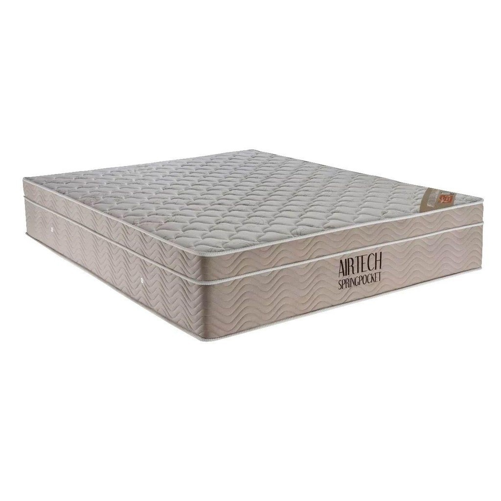 Colchão Casal Molas Ensacadas SuperPocket Airtech Spring Orto Pillow (138x188x30) - Ortobom