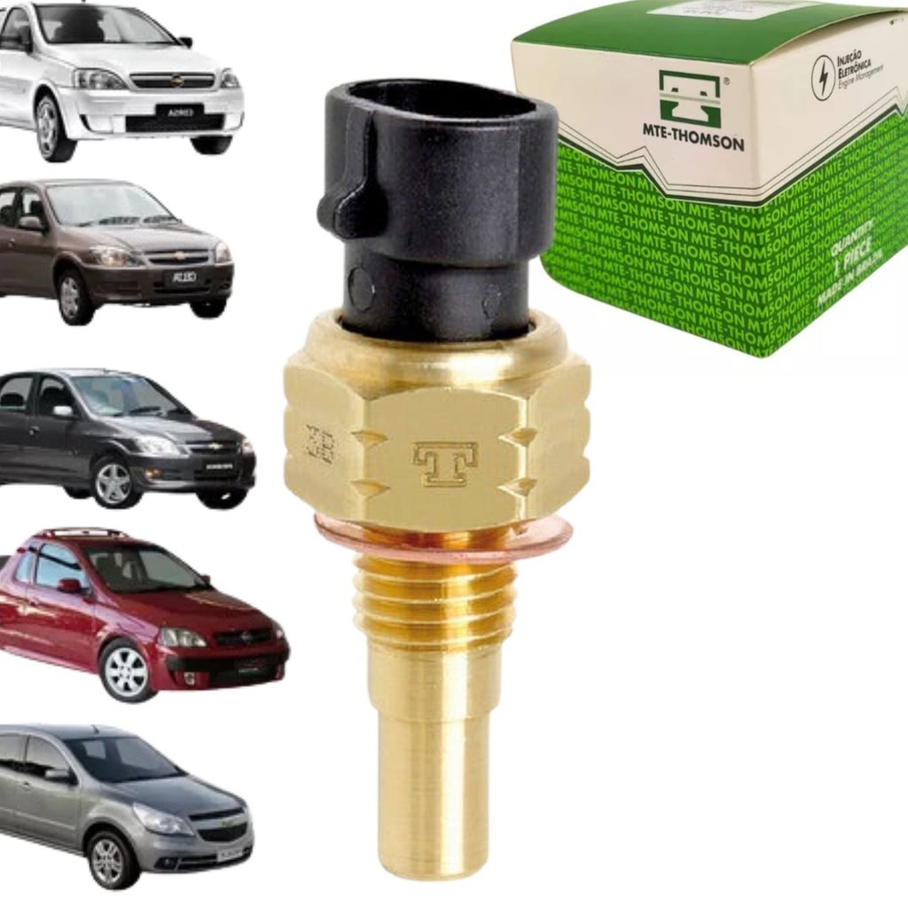 Sensor Temperatura de Água para GM Chevrolet Celta / Agile / Corsa / Cobalt / Monza / Omega / Kadett - 1.0 1.4 1.6 1.8 2 em Oferta na Shopee