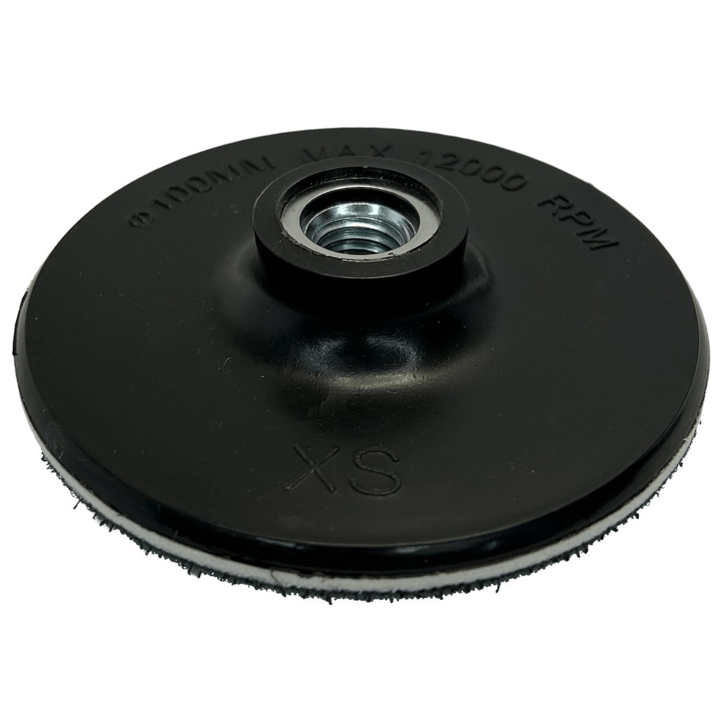 Prato Plástico Rígido C/ Espuma Baixa Rosca M14 Para Lixa 4'' Com Velcro em Oferta na Shopee