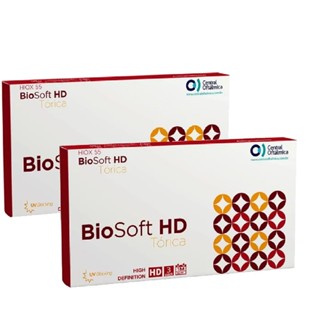 02 Caixas Lente De Contato Biosoft Hd Torica Astigmatismo em Oferta na Shopee