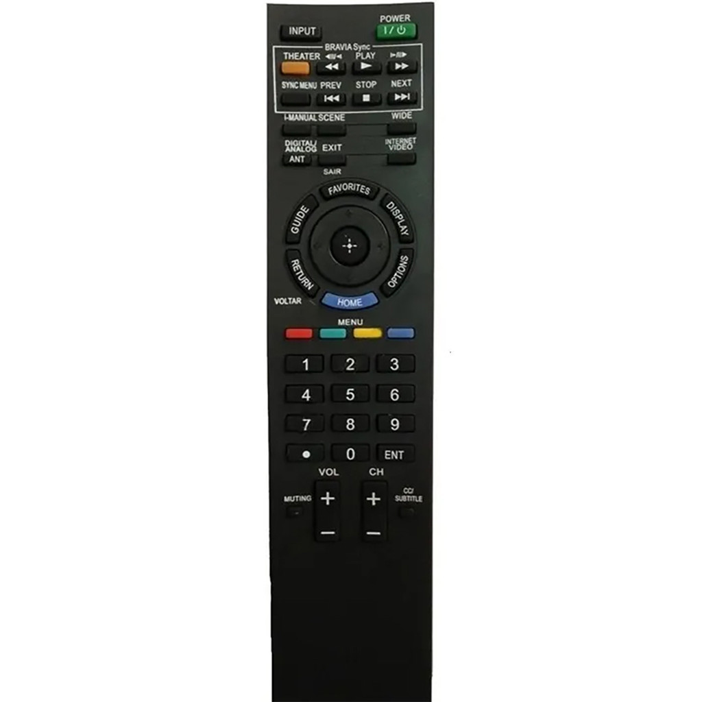 Controle Remoto para Tv Sony Bravia KDL-40EX605 KDL-52EX707