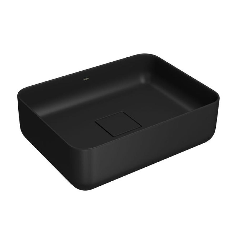 Cuba Retangular De Apoio Ébano Fosco Deca 40 cm - Home & Living