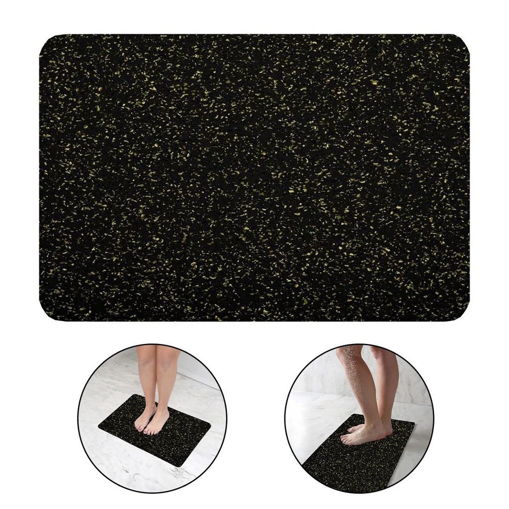 Tapete de Banheiro Box Emborrachado Antiderrapante Preto 60x40cm  Rubberkap - Kapazi