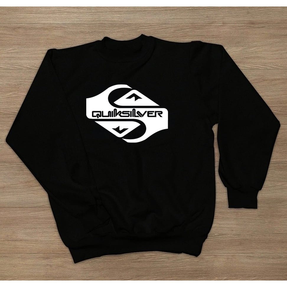 Blusa Quicksilver Moletom gola careca