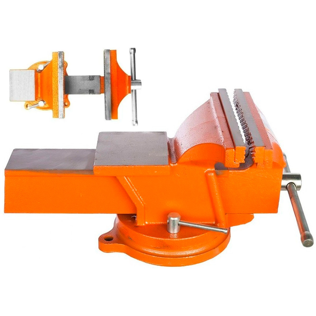 Torno De Bancada Morsa Giratória N8 Com Bigorna em Oferta na Shopee