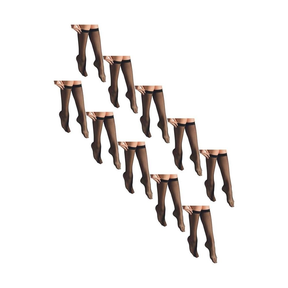 Kit com 10 Meias 3/4 Fio 15 Selene 9040 em Oferta na Shopee