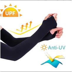 2 Par De Manguito Mangote Proteção Solar UV Mangas Solares Capa De Braço Aquecedores GA171 -BUSCABUSCABR