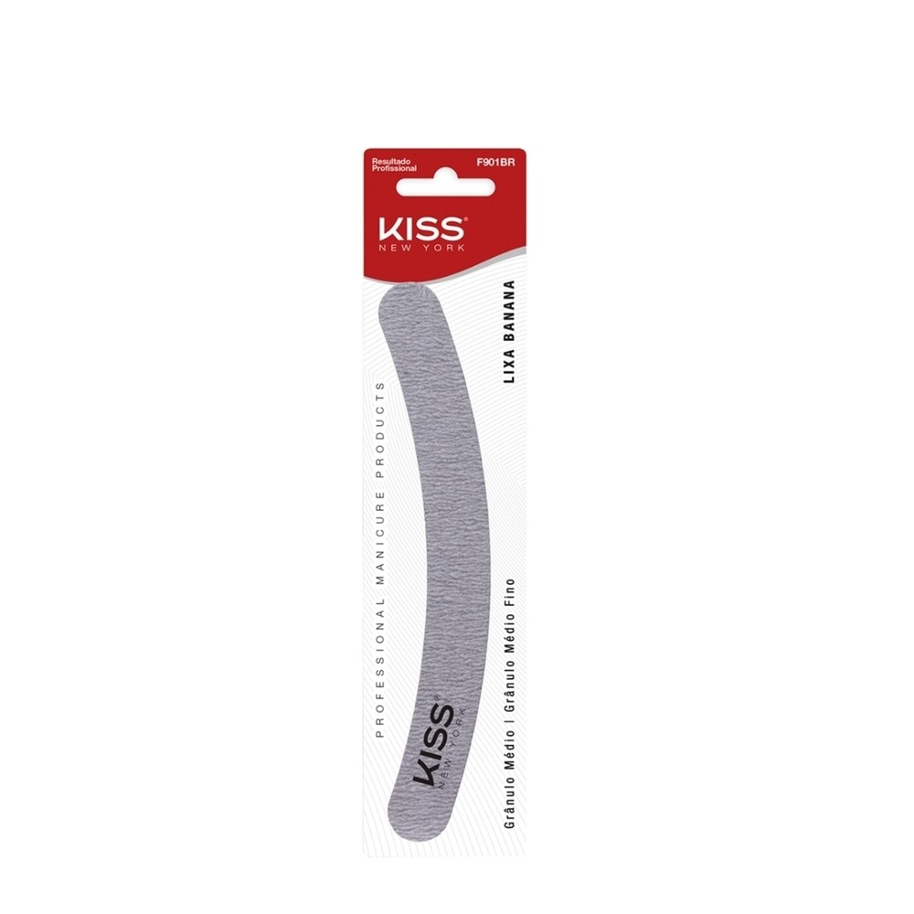 Lixa de Unha Kiss New York Banana 8g - Beauty