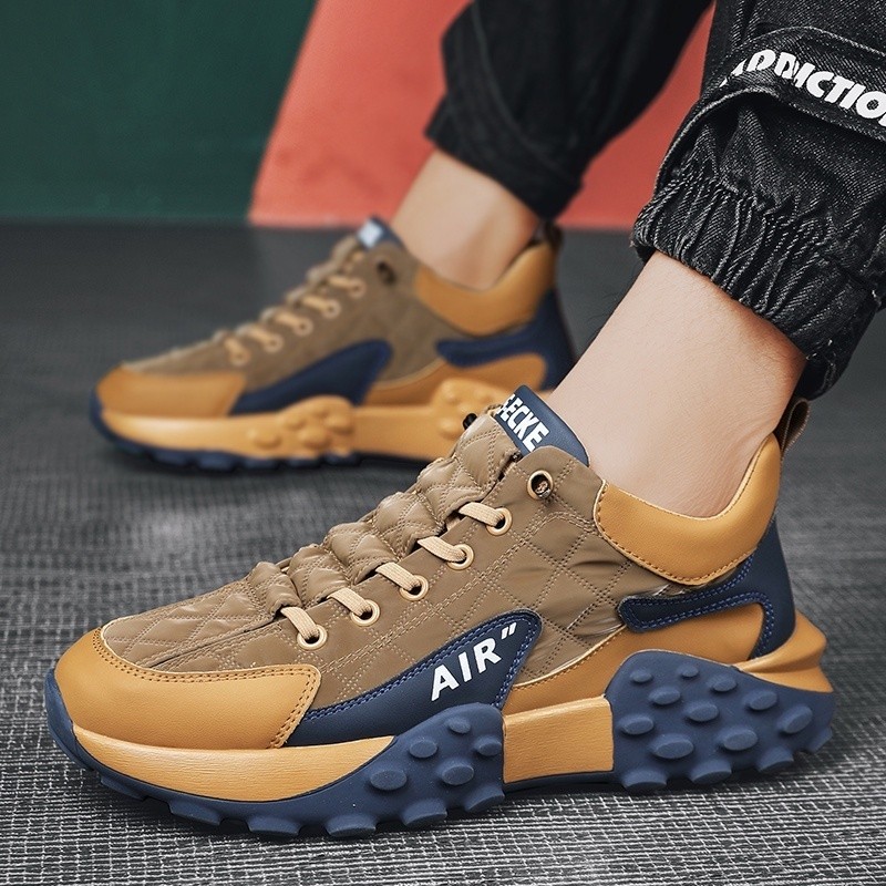 Sapatos de Crocodilo Especiais Masculinos Tênis Primavera Nova Altura Esportes Casual Espessura Todos — R$ 39,90 em Shopee