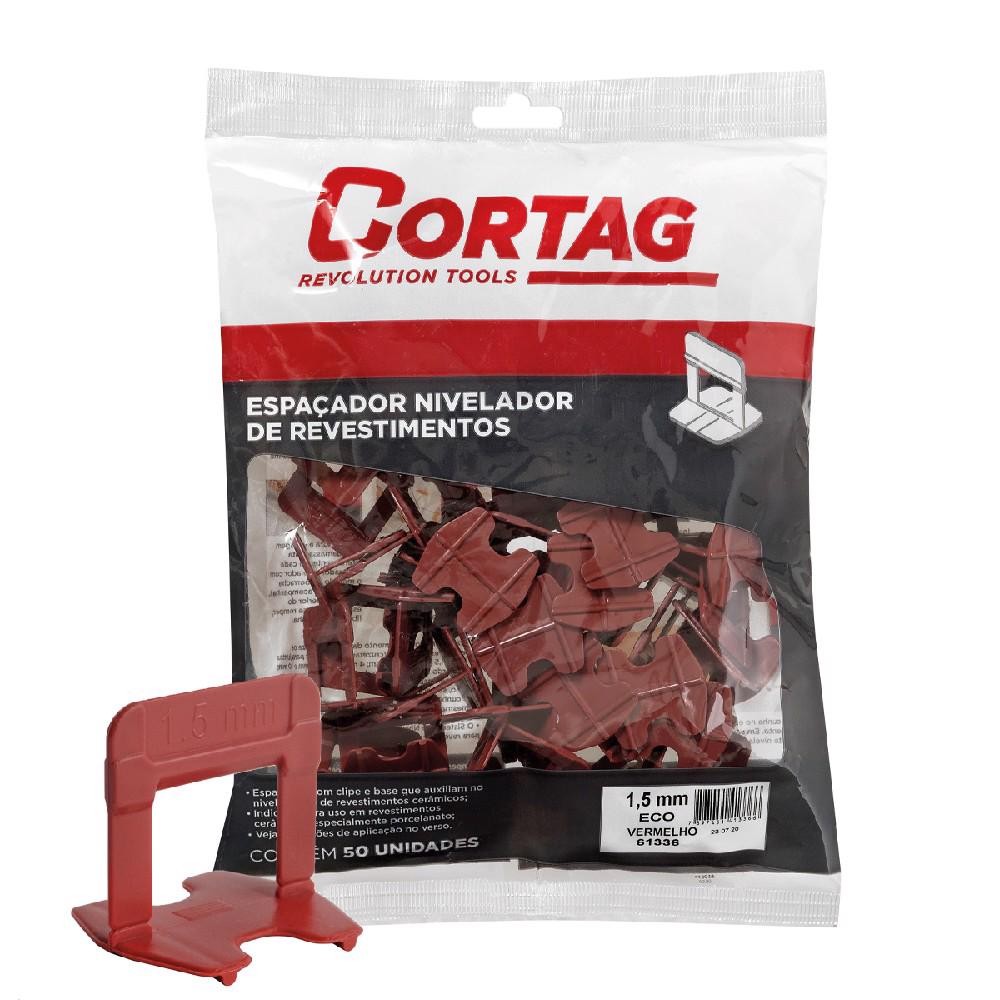 Espaçador Para Nivelador 1,5mm Com 50 Unidades (ECO 62407) - Cortag em Oferta na Shopee