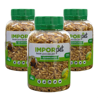 Gammarus Camarão Desidratado Proteína - Kit 3 potes 20g - PROTEICA em Oferta na Shopee