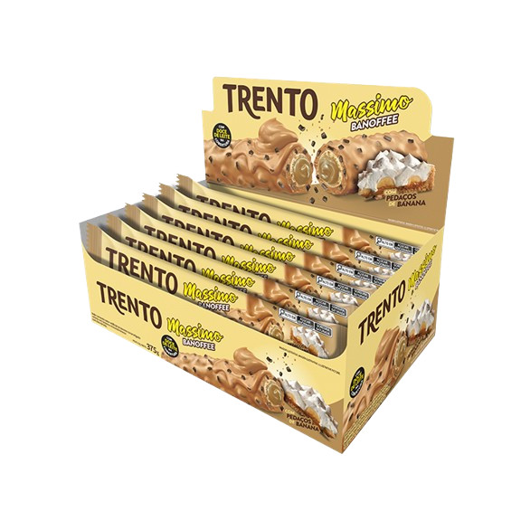 Chocolate Trento Massimo Banoffe Com 15 Unidades De 25g em Oferta na Shopee