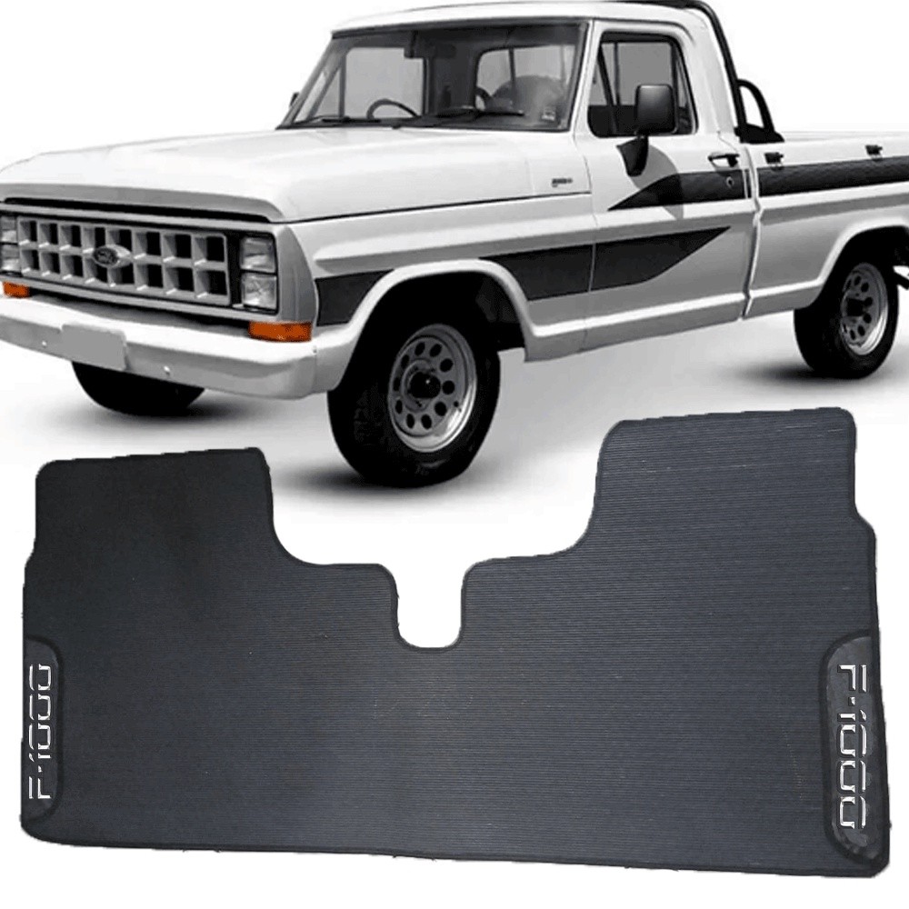 TAPETE EMBORRACHADO 1 PEÇAS FORD F1000 F-1000 CABINE SIMPLES INTEIRIÇO 75 76 77 78 79 80 81 82 83 84 85 86 87 88 89 90 91 92 93