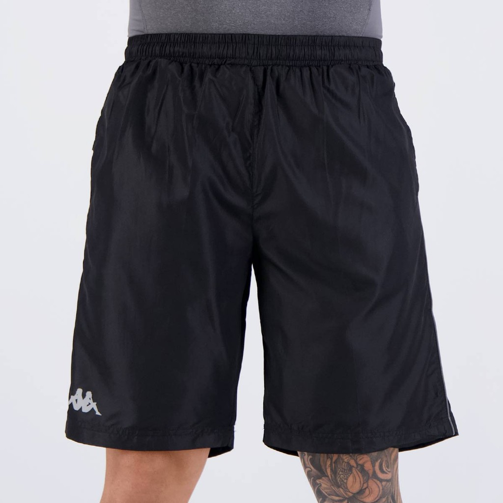 Bermuda Kappa 50D Reflective Preta - Men Clothes