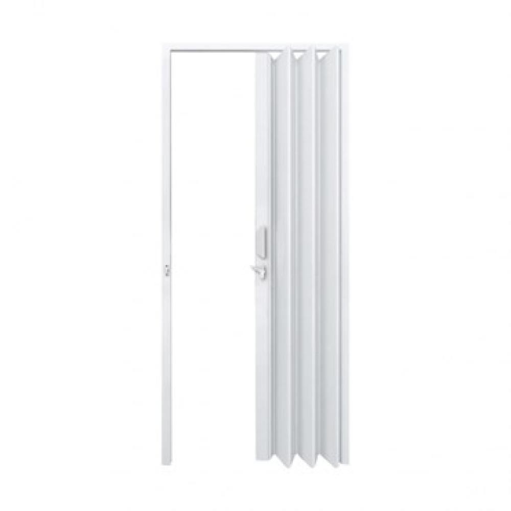 Porta Sanfonada De Pvc 70cm Branco Fortlev - Home & Living