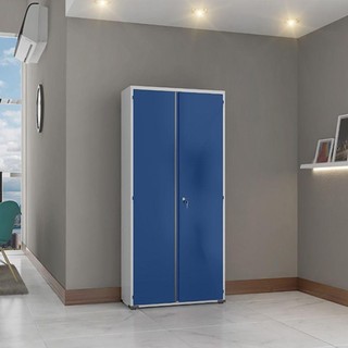 Armário Aço Escritório Fechadura 3 Prateleiras EA303 Azul em Oferta na Shopee