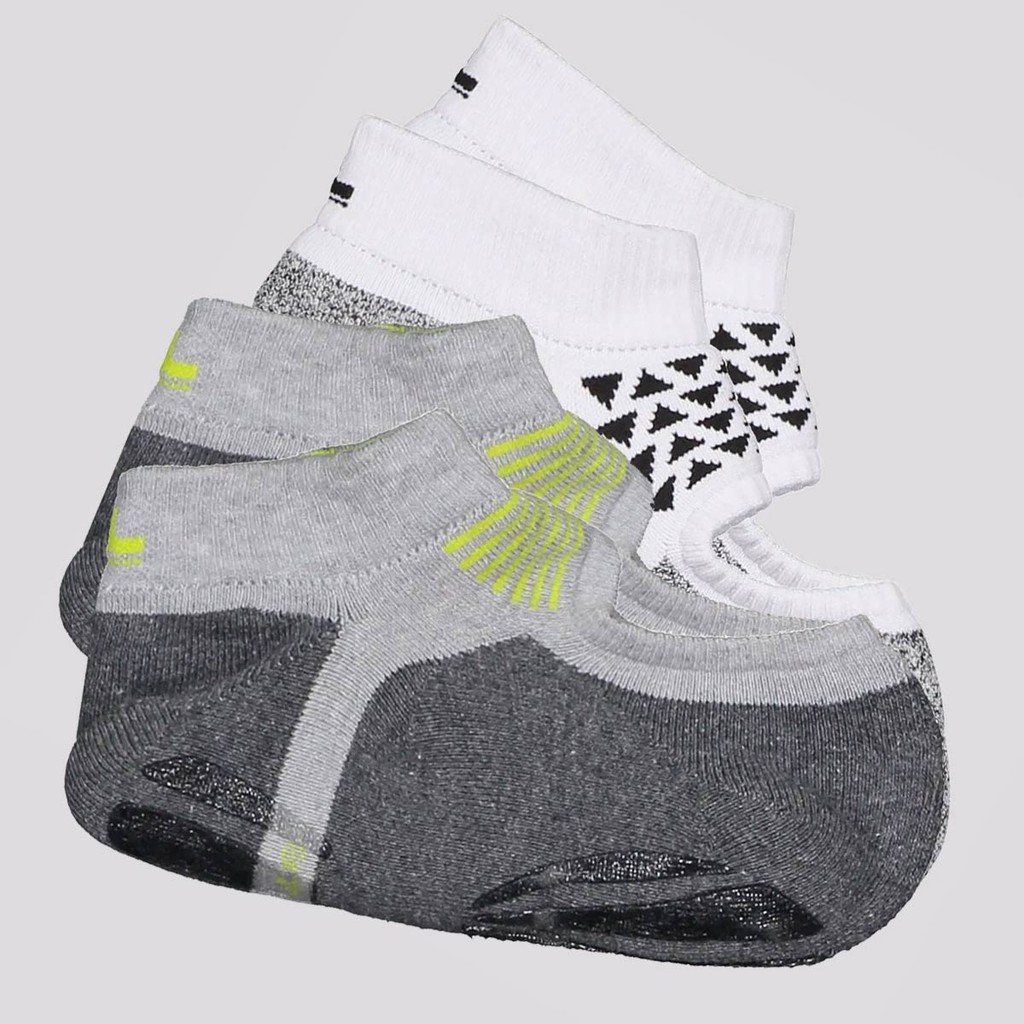 Kit Lupo de 2 Pares Meias Perfomance Sapatilha Pilates Feminina Sortidas - Women Clothes