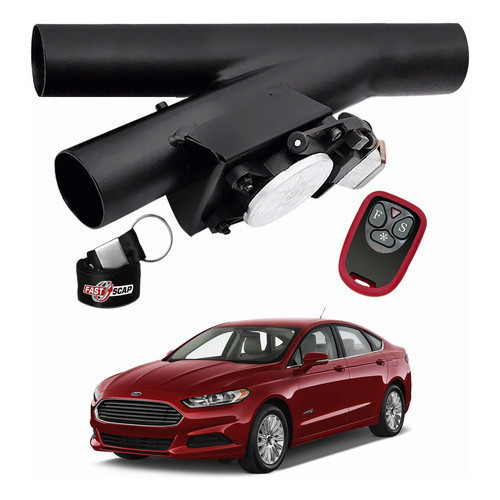 Difusor Escapamento Sport Universal Carbono Ford Fusion