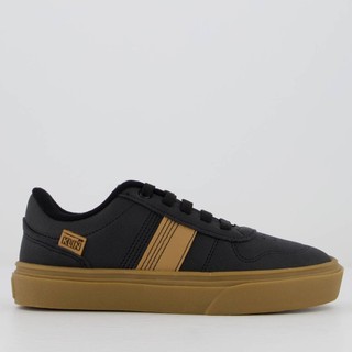 Tênis Klin Freestyle Juvenil Preto e Marrom em Oferta na Shopee