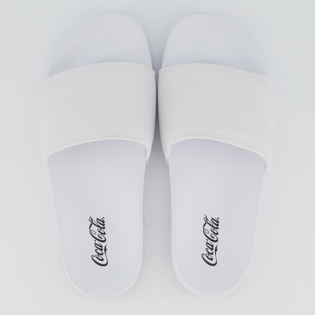 Chinelo Coca Cola Groove Slide Branco